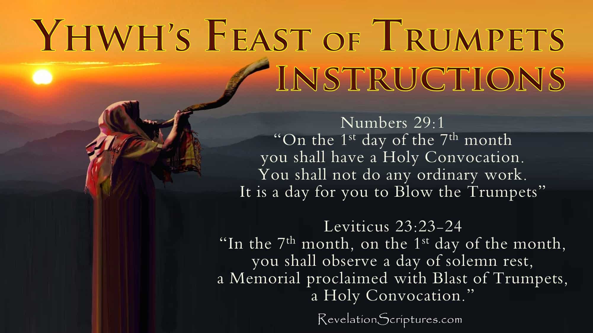 Celebrating the Feast of Trumpets Fulfillment in the Book of Revelation!