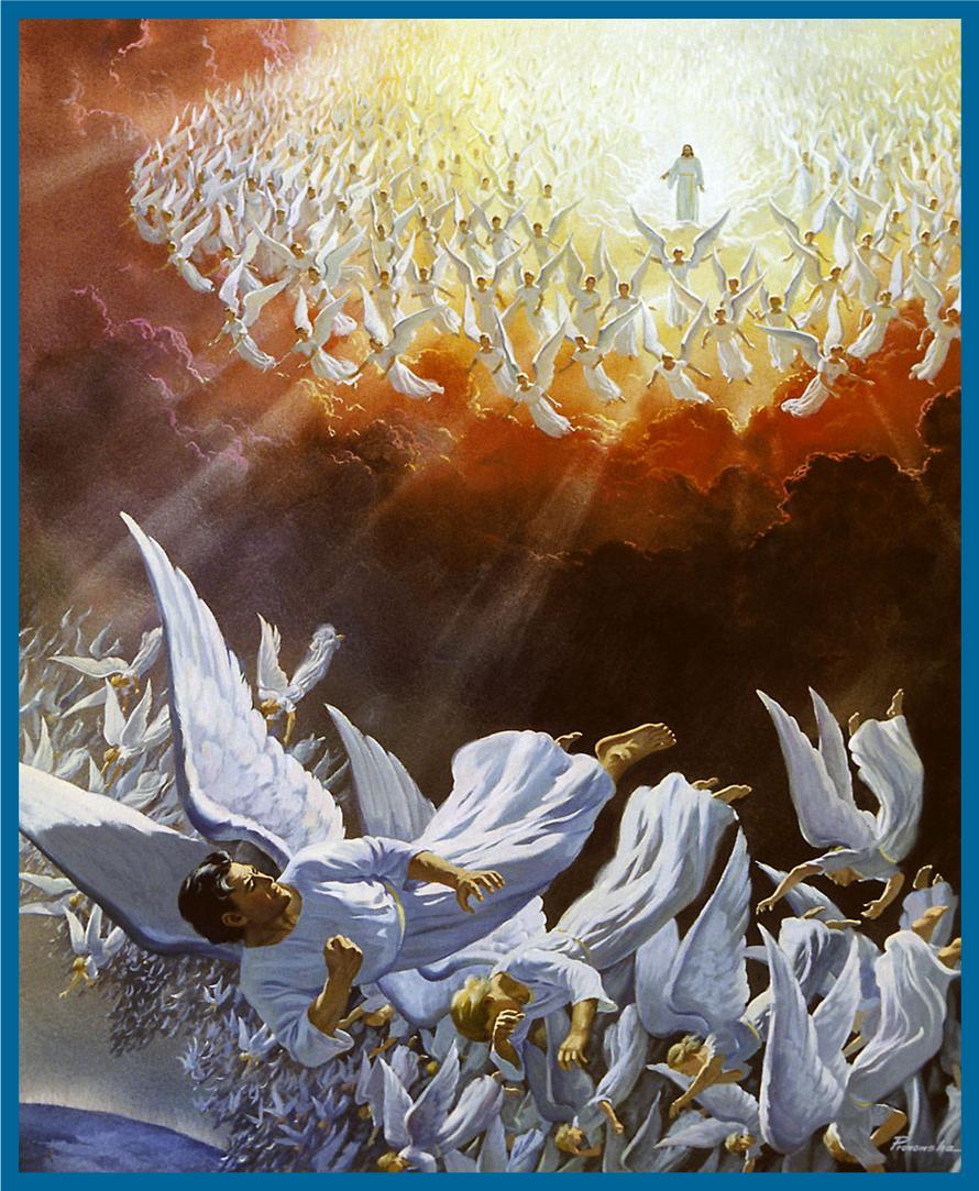 Revelation 12, Woman, Man Child, Angry Dragon Kicked out of Heaven