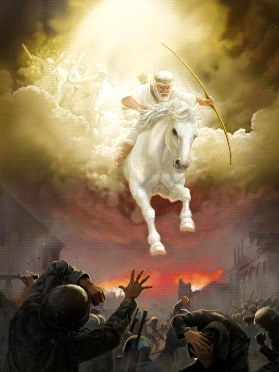 Jesus-on-White-Horse-with-Bow-Arrows-at-Armageddon.jpg