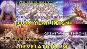 Revelation 20,Great White Throne,Judgment,Angel,key,chain,bound,devil,thousand years,thousand year reign,abyss,book of revelation,chapter 20,false prophet,beast,lake of fire,second death,dead,resurrection,scrolls,books,book of life,gog of magog,revelationscriptures.com,sand of sea