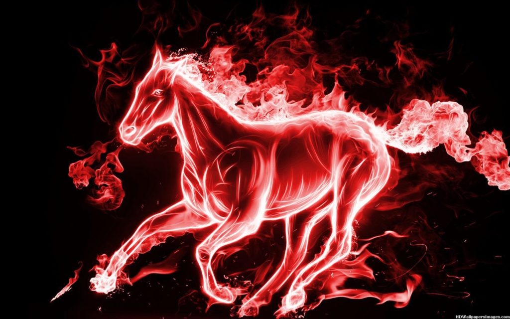 Second Seal Fiery Red Horse