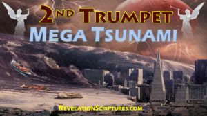 2nd Trumpet,second trumpet,trumpet 2,second trumpet revelation,2nd Trumpet Revelation,trumpet 2 Revelation,Revelation 8:8,Revelation Chapter 8 verse 8,book of Revelation,Apocalypse,biblical interpretation,scriptural interpretation,7 Trumpets,Seven trumpets,7 trumpets Revelation,seven trumpets revelation,Mega Tsumani,tsunami,comet,star,asteroid,meteor,something like a great mountain,great mountain,mountain,burning with fire,thrown into sea,all ablaze,hurled into the sea, something like a huge mountain,huge mountain, cast into the sea,1/3,third,one third,one-third,ships destroyed,ships,ships wrecked,boats,boats destroyed,boats wrecked,1/3rd ,Revelation 8:9,Revelation Chapter 8 verse 9,a third of the ships were destroyed,one-third of all the ships on the sea were destroyed,third part of the ships were destroyed,