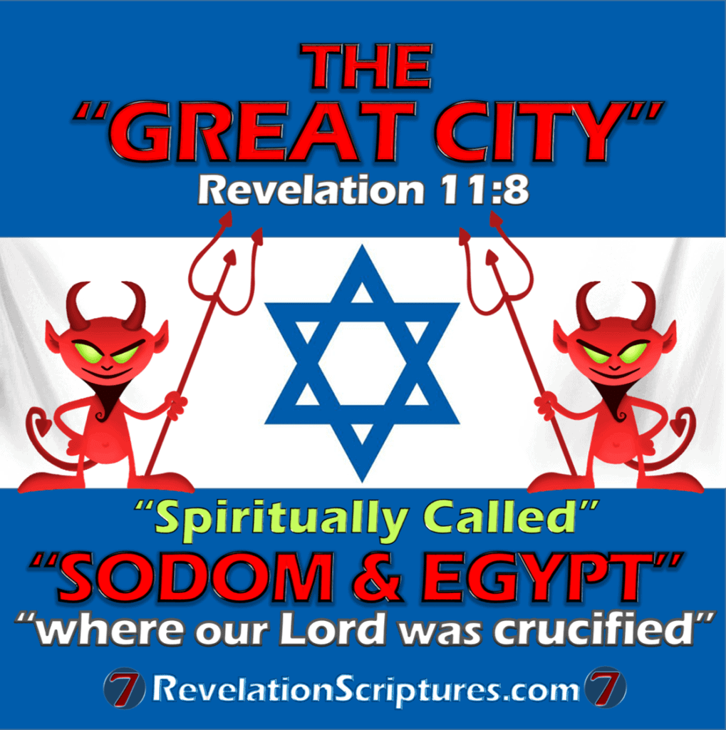 A Picture of the Great City Revelation 11 8 called SODOM & EGYPT