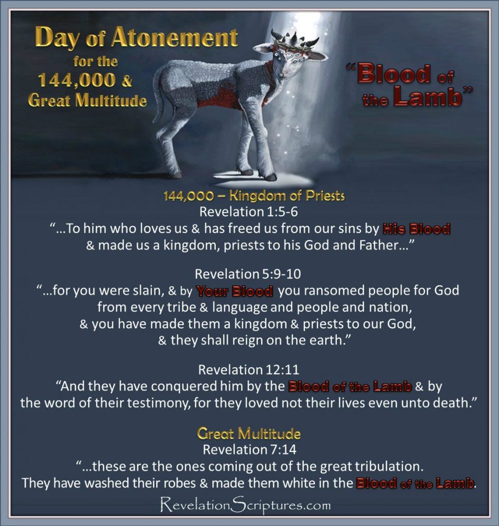 Celebrating The Feast Or Day Of Atonement & Its Fulfillment In Revelation!