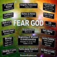 List of 17 Biblical Reasons to Fear God!