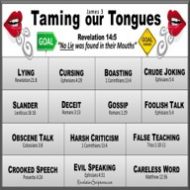 Taming Our Tongues – Scriptures to Help Us Tame Our Tongues