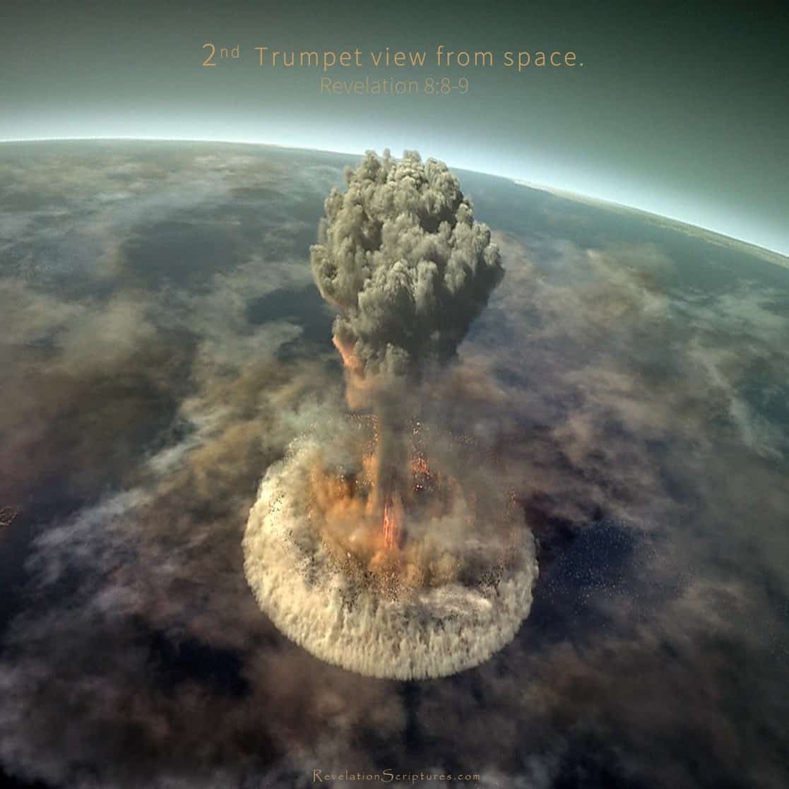 2nd Trumpet,second trumpet,trumpet 2,second trumpet revelation,2nd Trumpet Revelation,trumpet 2 Revelation,Revelation 8:8,Revelation Chapter 8 verse 8,book of Revelation,Apocalypse,biblical interpretation,scriptural interpretation,7 Trumpets,Seven trumpets,7 trumpets Revelation,seven trumpets revelation,Mega Tsumani,tsunami,comet,star,asteroid,meteor,something like a great mountain,great mountain,mountain,burning with fire,thrown into sea,all ablaze,hurled into the sea, something like a huge mountain,huge mountain, cast into the sea,1/3,third,one third,one-third,ships destroyed,ships,ships wrecked,boats,boats destroyed,boats wrecked,1/3rd ,Revelation 8:9,Revelation Chapter 8 verse 9,a third of the ships were destroyed,one-third of all the ships on the sea were destroyed,third part of the ships were destroyed,a third of the sea became blood,sea became blood,sea turned into blood,sea blood,a third,third part,third of the sea creatures died,sea creatures,third of creatures in the sea died,fish kill,dead ocean,ocean dying, Revelation 8 8,revelation 8 9,revelation 8 and 9,revelation 8 and 9 explained,2nd trumpet,second trumpet,the second trumpet,2nd trumpet revelation,second trumpet revelation,the second trumpet in revelation,2nd Trumpet Revelation,shipping industry destruction,shipping industry collapse,supply chain disruption,supply chain collapse,