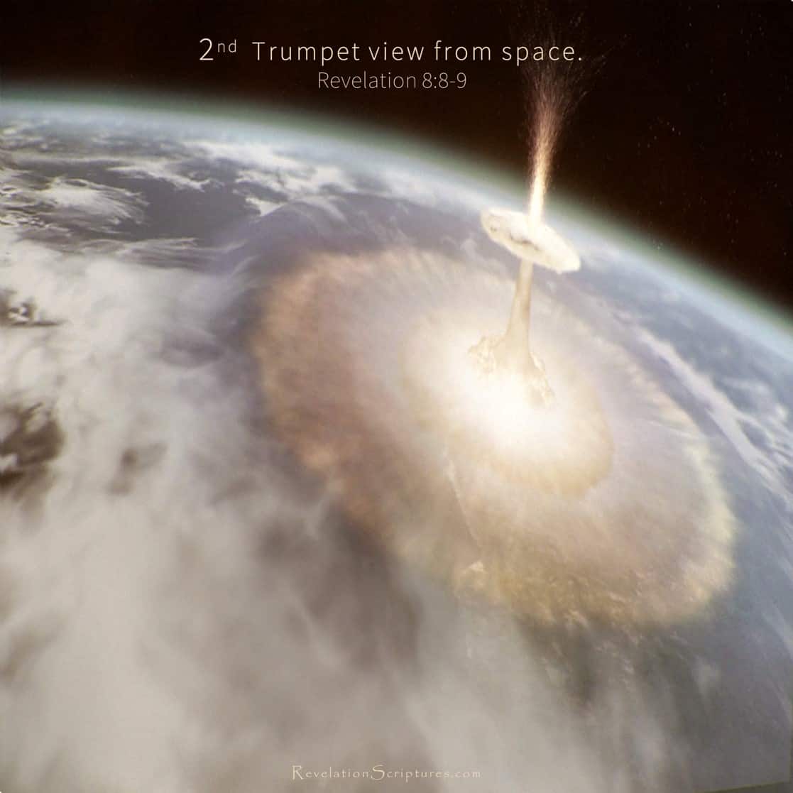 2nd Trumpet,second trumpet,trumpet 2,second trumpet revelation,2nd Trumpet Revelation,trumpet 2 Revelation,Revelation 8:8,Revelation Chapter 8 verse 8,book of Revelation,Apocalypse,biblical interpretation,scriptural interpretation,7 Trumpets,Seven trumpets,7 trumpets Revelation,seven trumpets revelation,Mega Tsumani,tsunami,comet,star,asteroid,meteor,something like a great mountain,great mountain,mountain,burning with fire,thrown into sea,all ablaze,hurled into the sea, something like a huge mountain,huge mountain, cast into the sea,1/3,third,one third,one-third,ships destroyed,ships,ships wrecked,boats,boats destroyed,boats wrecked,1/3rd ,Revelation 8:9,Revelation Chapter 8 verse 9,a third of the ships were destroyed,one-third of all the ships on the sea were destroyed,third part of the ships were destroyed,a third of the sea became blood,sea became blood,sea turned into blood,sea blood,a third,third part,third of the sea creatures died,sea creatures,third of creatures in the sea died,fish kill,dead ocean,ocean dying, Revelation 8 8,revelation 8 9,revelation 8 and 9,revelation 8 and 9 explained,2nd trumpet,second trumpet,the second trumpet,2nd trumpet revelation,second trumpet revelation,the second trumpet in revelation,2nd Trumpet Revelation,shipping industry destruction,shipping industry collapse,supply chain disruption,supply chain collapse,