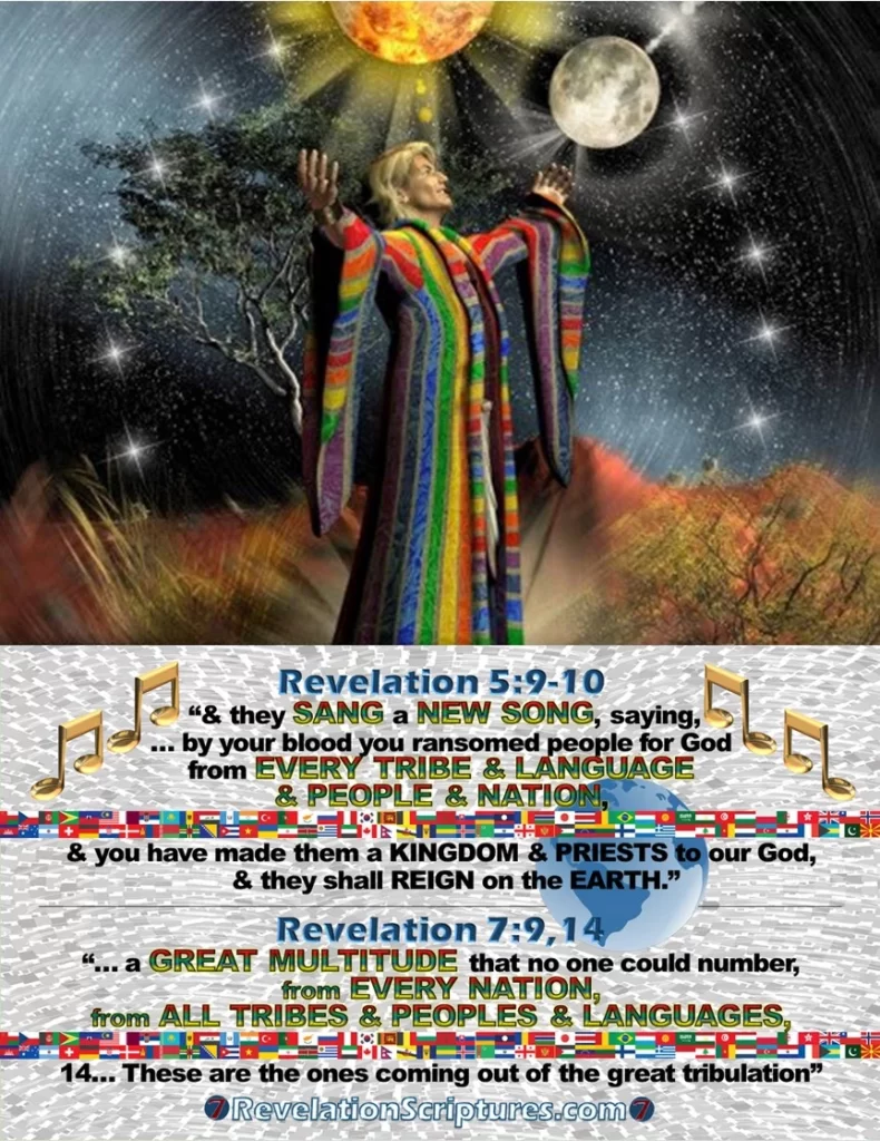 Genesis 37:3 Joseph's Robe of Many Colors Fulfillment in the Great Multitude & 144000 in Revelation 7