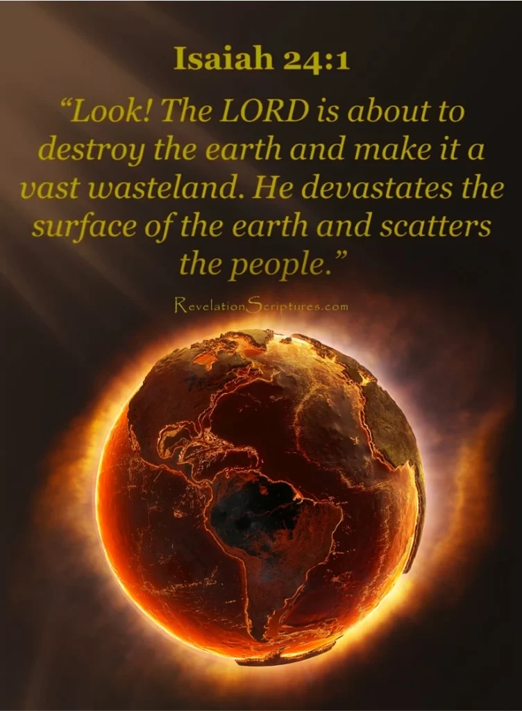 Isaiah 24:1 Destruction of the Earth Prophecy in Gods 7 Bowls of Wrath