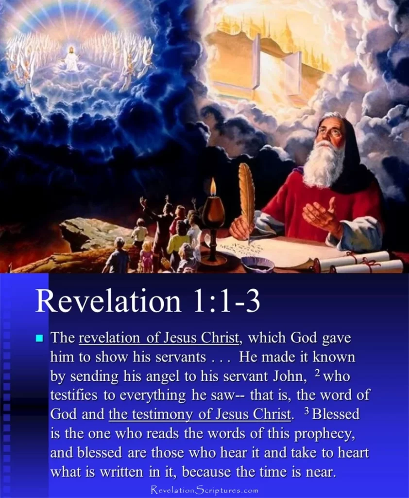 Revelation 1:1-3 The Revelation of Jesus Christ