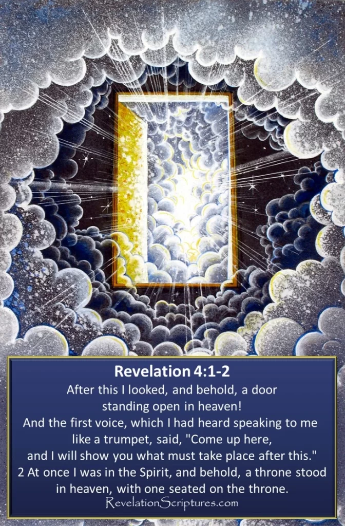 Revelation 4:1-2 Come up here - Gods Throne