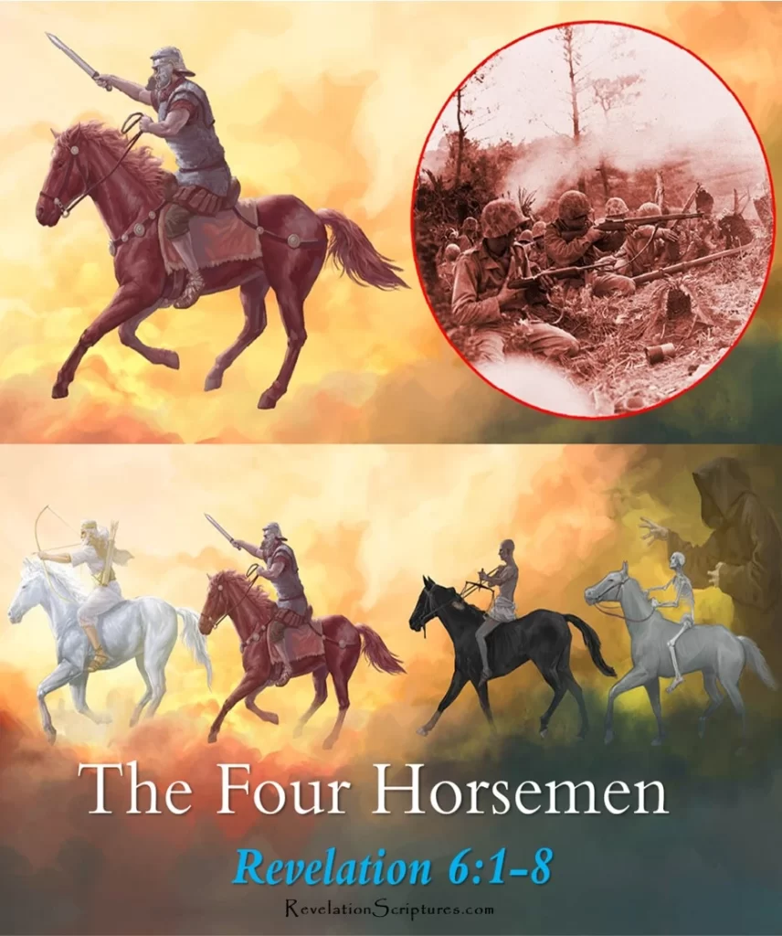 Revelation 6:1-8 The 4 Horsemen - Revelation 6:3-4 Second Seal