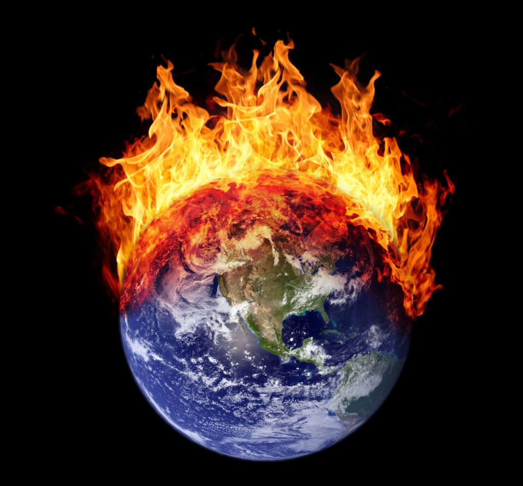 Earth on Fire.