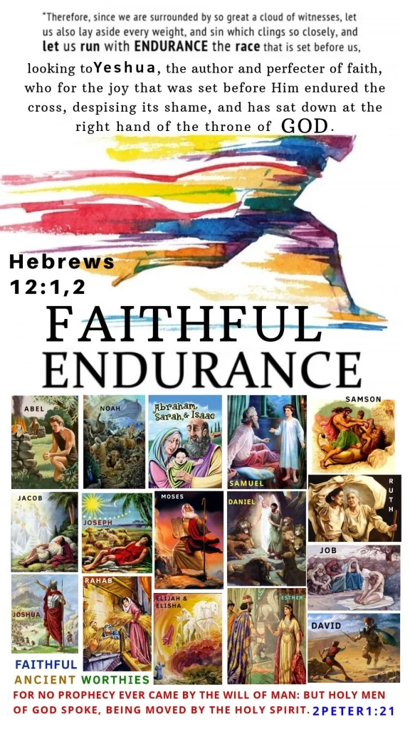 Hebrews 12:1-5 Run with endurance looking to Christ