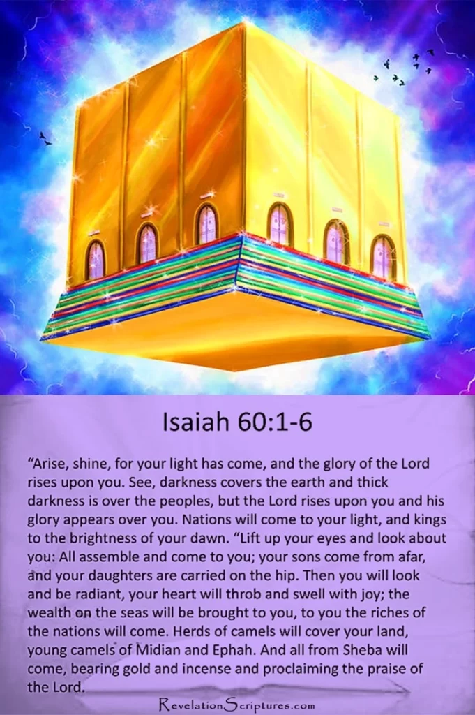Isaiah 60:1-6 Description of New Jerusalem of Revelation 21