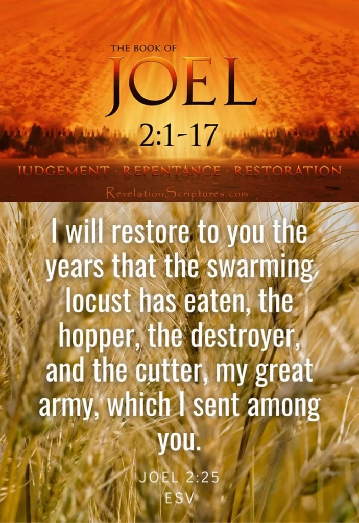 Joel 2:1-17 & Joel 2:25, God’s Babylonian Army to Destroy the Earth