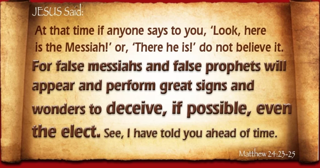 Matthew 24:23-25 The Devil Returns Just Before Christ Returns