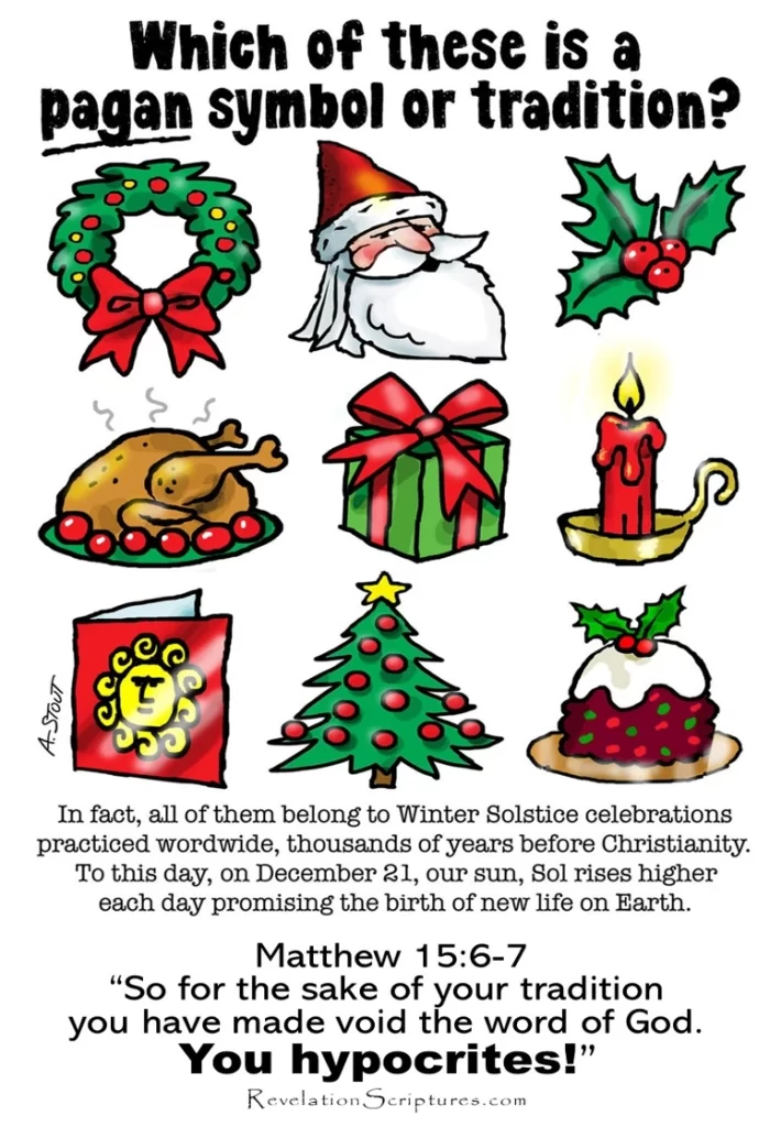 Christmas Matthew 15:6-7 Pagan Traditions of Men