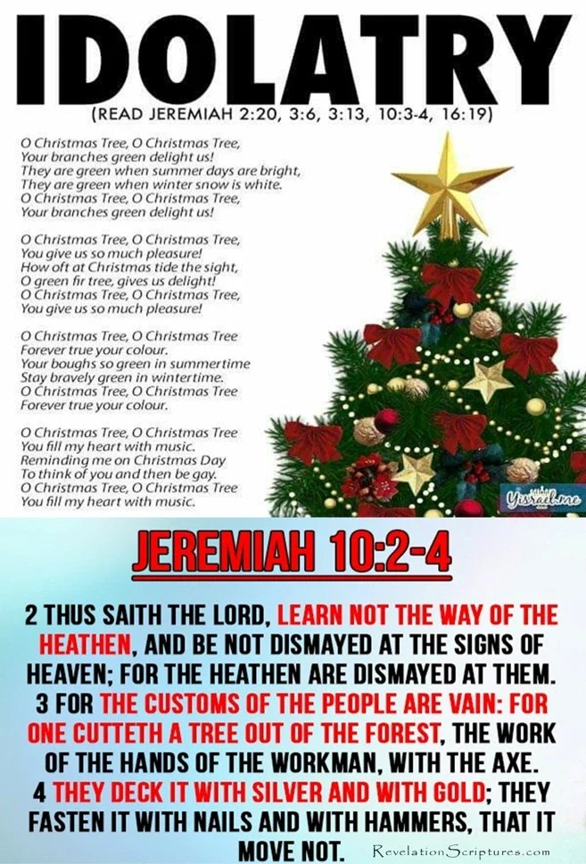 Jeremiah 10:2-4 God Hates Christmas Tree Idolatry in Jeremiah 10 (18)