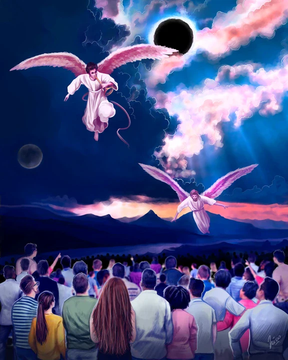 4th Trumpet at Revelation 8:12: Third of the Sun, Moon and Stars Darkened.