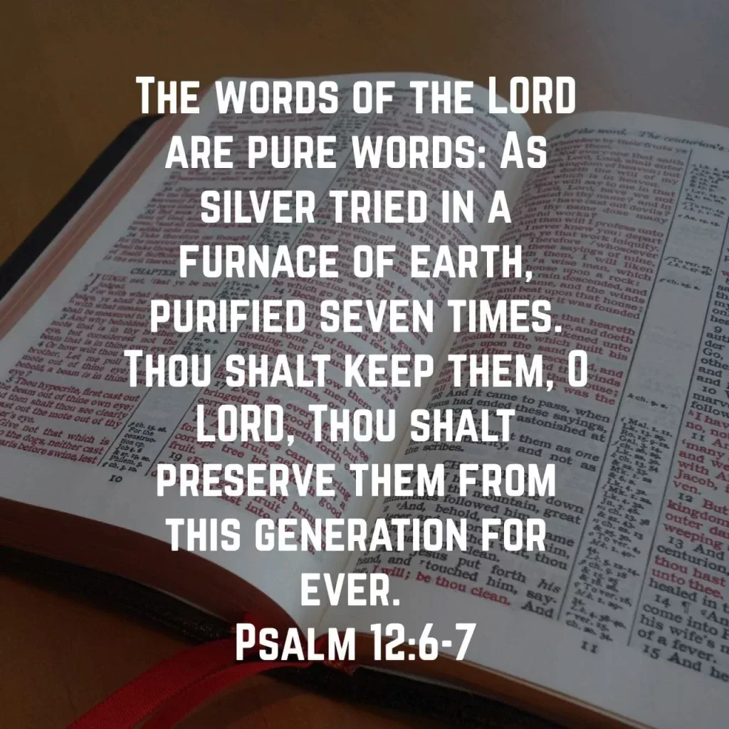 Psalm 12:6-7
