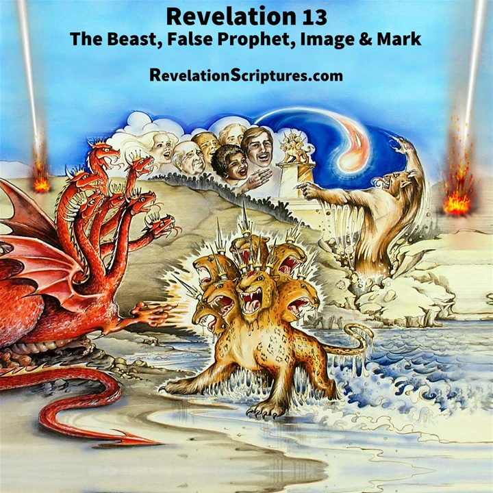 1st Beast from the Sea! - Revelation 13:1-10 Revelation 13,Beast image Mark,Beast Revelation,False Prophet Revelation,Revelation Daniel Revelation 13 - The Beast Image Mark 666 & False Prophet of the Book of Revelation (10)