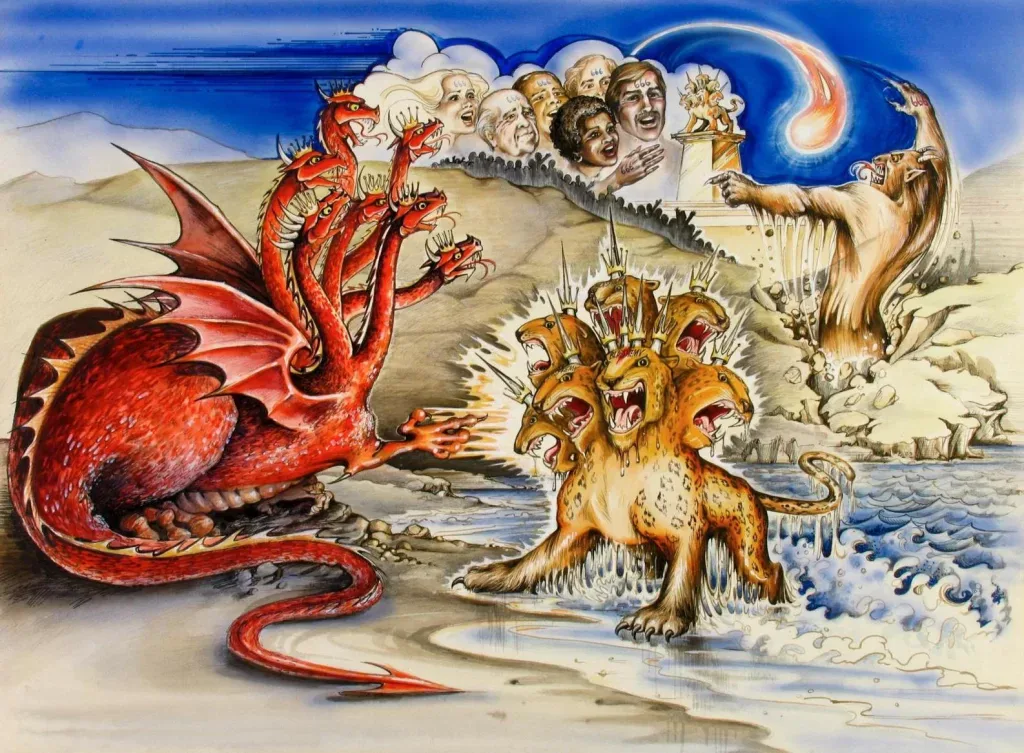 Revelation 13 - The Beast Image Mark 666 & False Prophet of the Book of Revelation