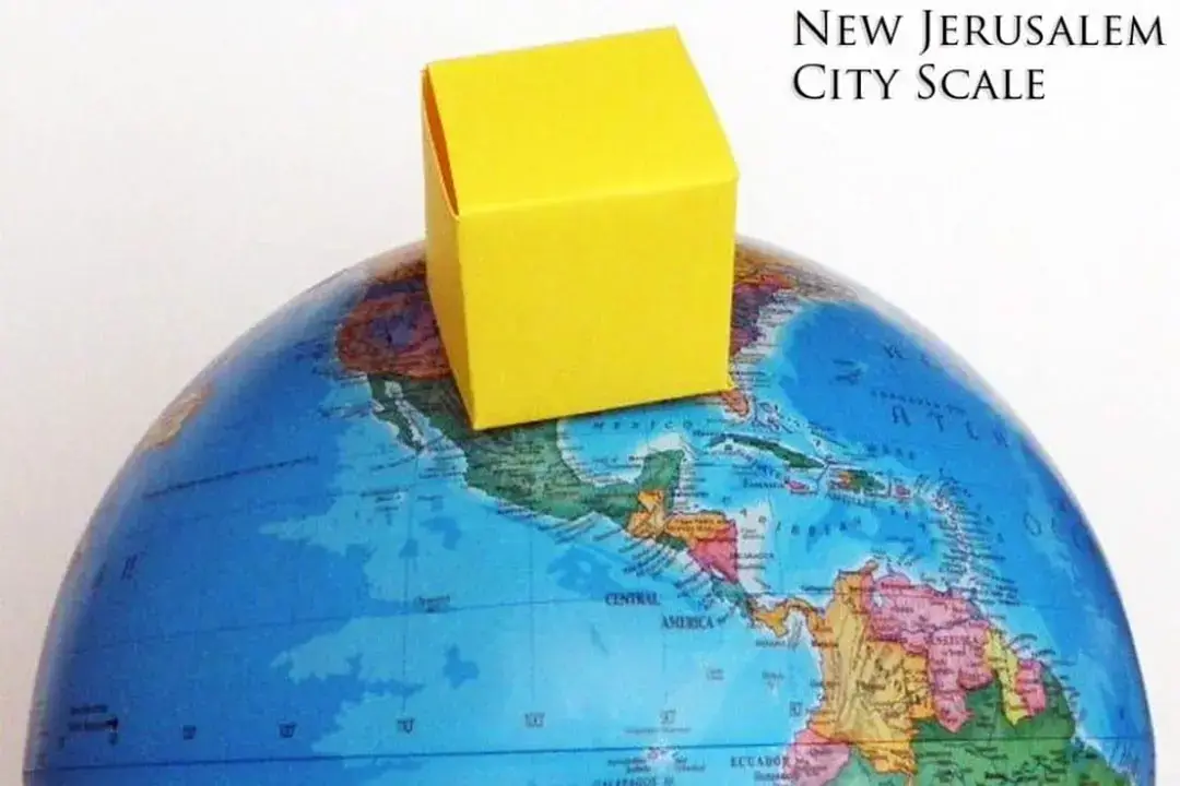 Revelation 21:6 - Massive Size of New Jerusalem Scale Pictures - 12000 Stadia or 12000 Furlongs or 1500 Miles or 2400 Kilometers 23