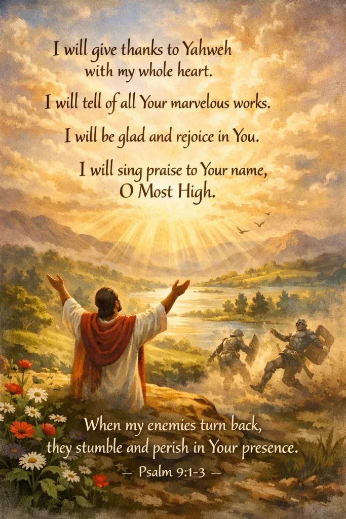 Psalm 9:1-3