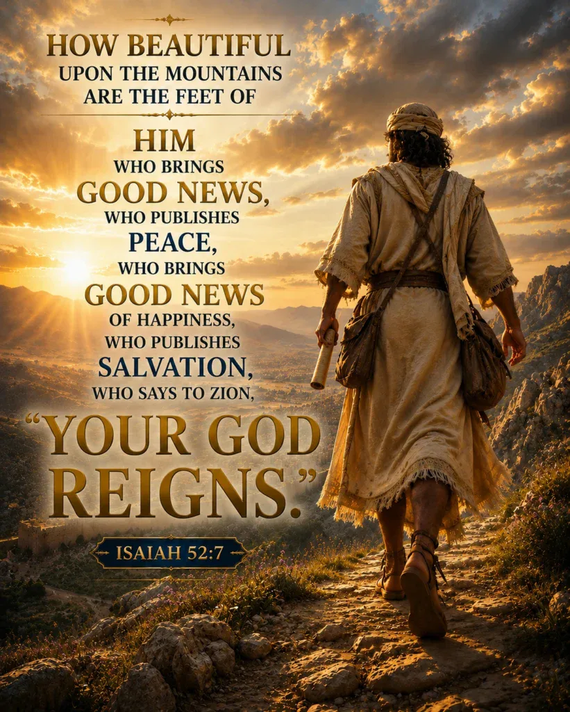 Isaiah 52:7 Your God Reigns