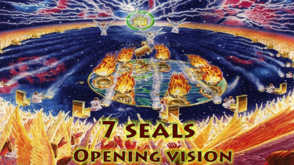 Seven Seals Opening Vision Throne 7 Spirits 24 Elders Lamb Opens Scroll Heaven Vision Chapter 4 & 5 Book of Revelation